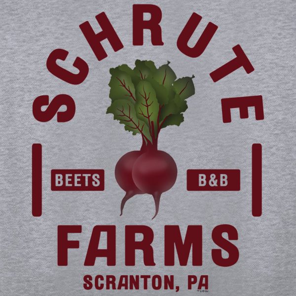 The Office Schrute Farms Crew Neck Sweatshirt Hot on Sale - Image 2