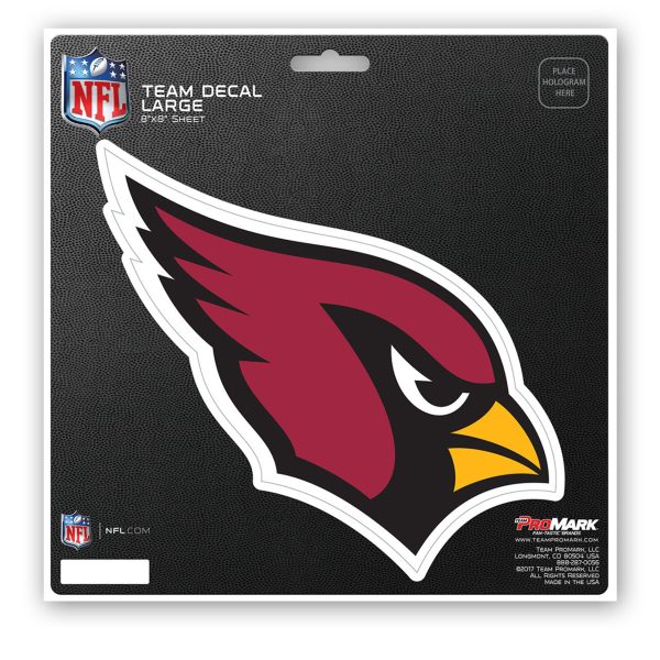 Arizona Cardinals Decal 8x8 Die Cut For Cheap